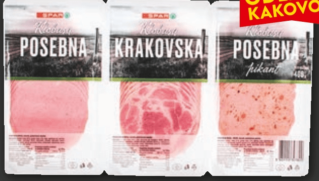 Mešani narezek 400 g SPAR - Akcija v trgovini Spar