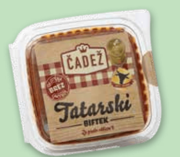 Tatarski biftek 150 g Čadež - Akcija v trgovini Spar