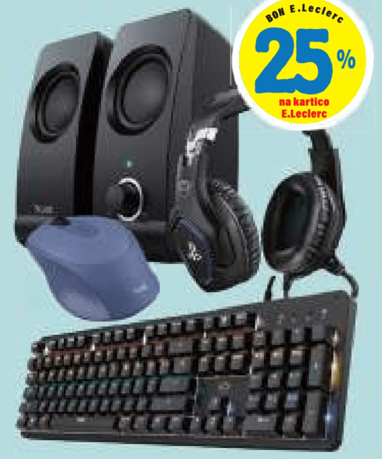 Vsi izdelki Trust - Akcija v trgovini E.Leclerc