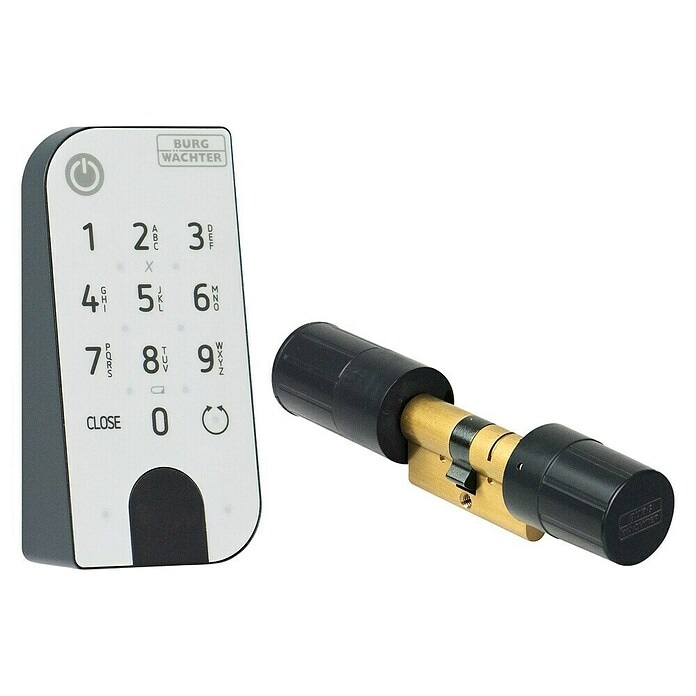 Elektronska ključavnica za vrata + cilinder '5001 PIN' BURG WACHTER - Akcija v trgovini Bauhaus