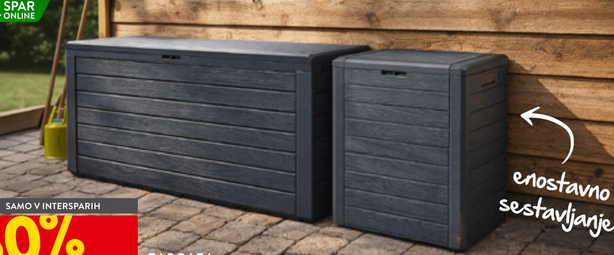 Zaboj za shranjevanje 280 l - Akcija u trgovini Spar