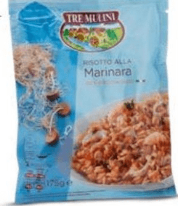 Rižota z morskimi sadeži 175 g TRE MULINI - Akcija v trgovini Eurospin
