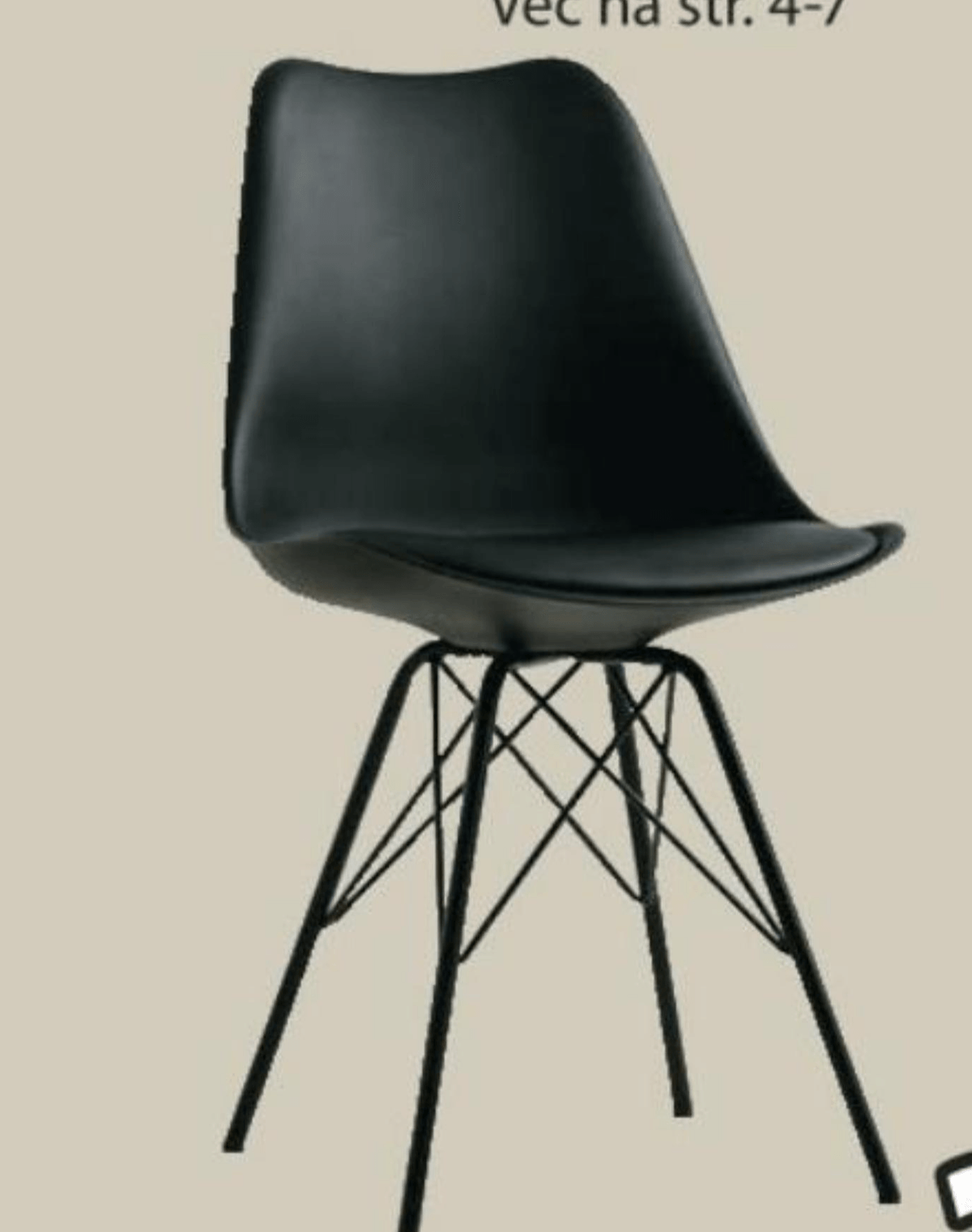 Jedilniški stol KLARUP - Akcija v trgovini Jysk