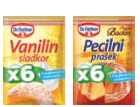 Dodatki za peko Dr. Oetker - Akcija v trgovini Tuš