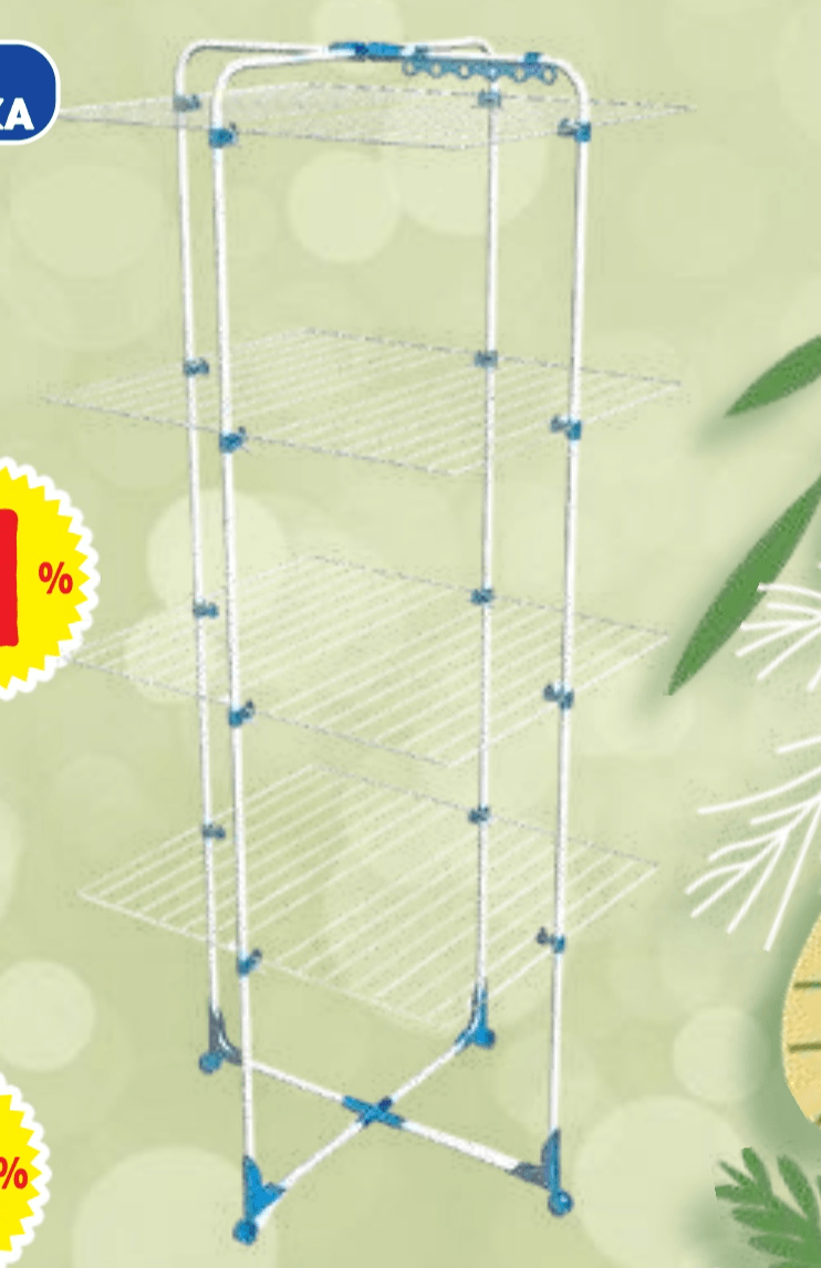 Stojalo za sušenje perila Homeside - Akcija v trgovini E.Leclerc