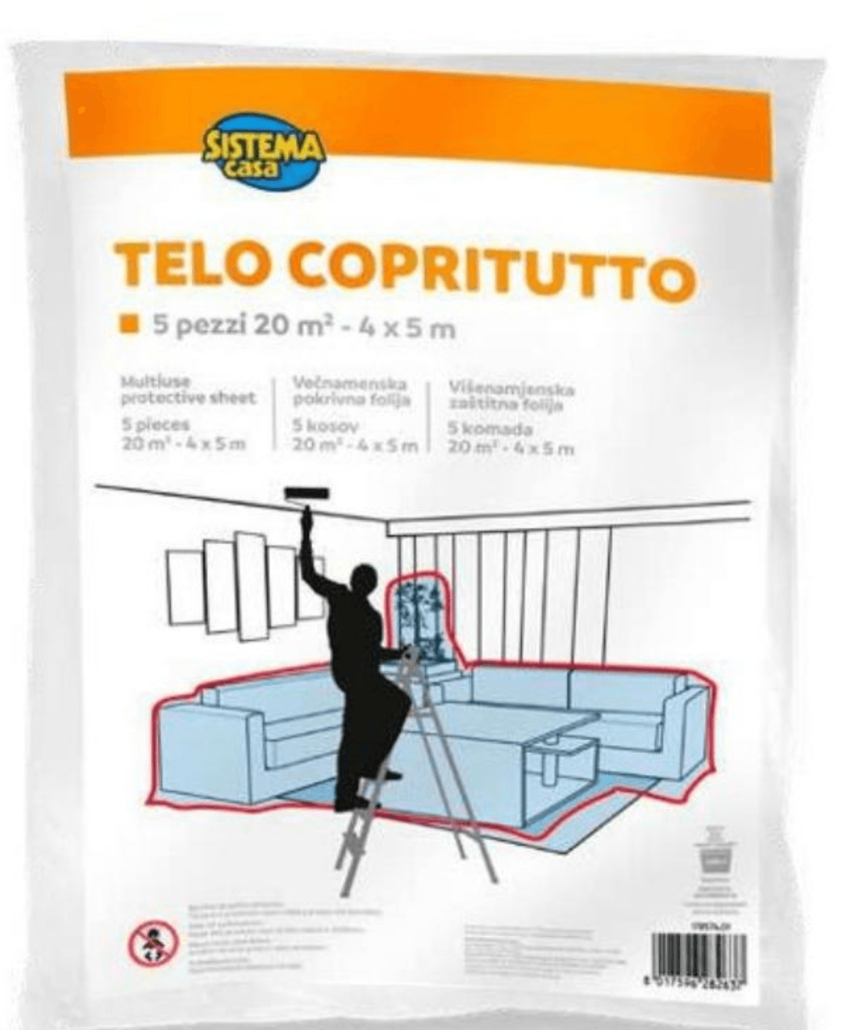 Komplet 5 zaščitnih folij 5 kosov Sistema Casa - Akcija v trgovini Eurospin