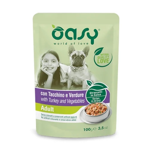 Vrečke mokre hrane Oasy Strips in Gravy 100g - Akcija v trgovini Mr. Pet