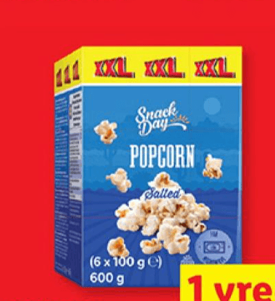 Snack Day Pokovka XXL 6 x 100 g Akcija v trgovini Lidl