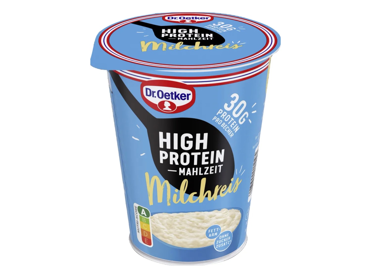 Proteinski Mlečni Riž 400 g Dr. Oetker - Akcija v trgovini Hofer