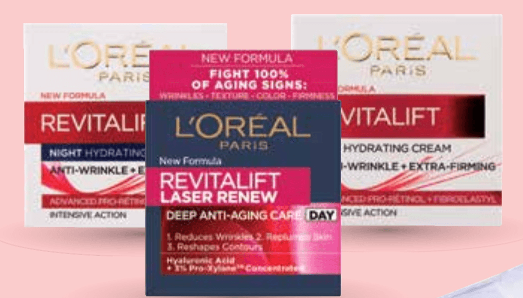 Krema ali serum za obraz L'Oreal Revitalift več vrst in militraž - Akcija v trgovini Mercator