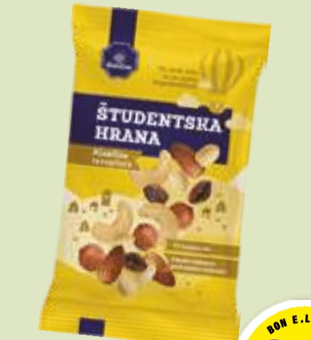 Študentska hrana Odlično 250 g - Akcija v trgovini E.Leclerc