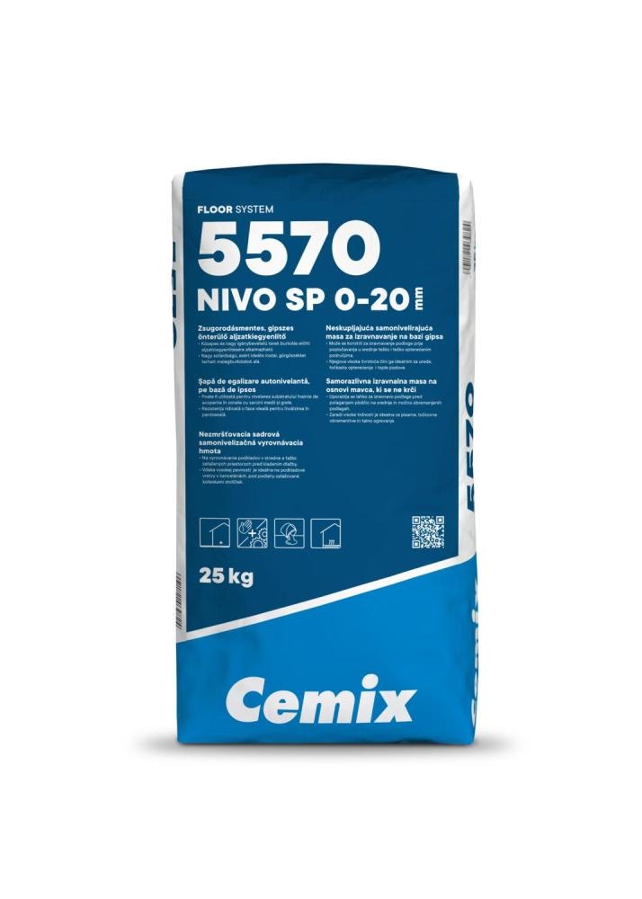 Samoizravnalna masa NIVO SP 0-20 25 kg Cemix - Akcija v trgovini Jager