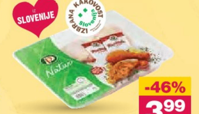 Piščančja stegna z dodano marinado PP Natur - Akcija v trgovini Mercator
