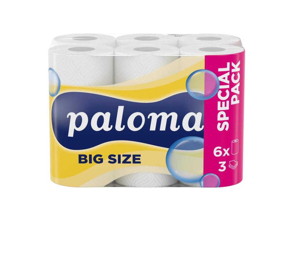 Papirnate brisače Paloma Big Size 6/1 - Akcija u trgovini Tuš