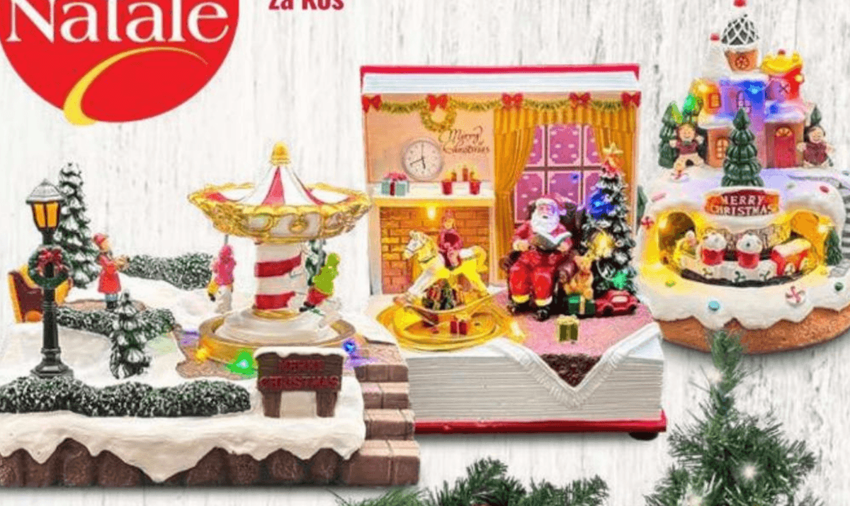 Božična vas - Akcija v trgovini Eurospin