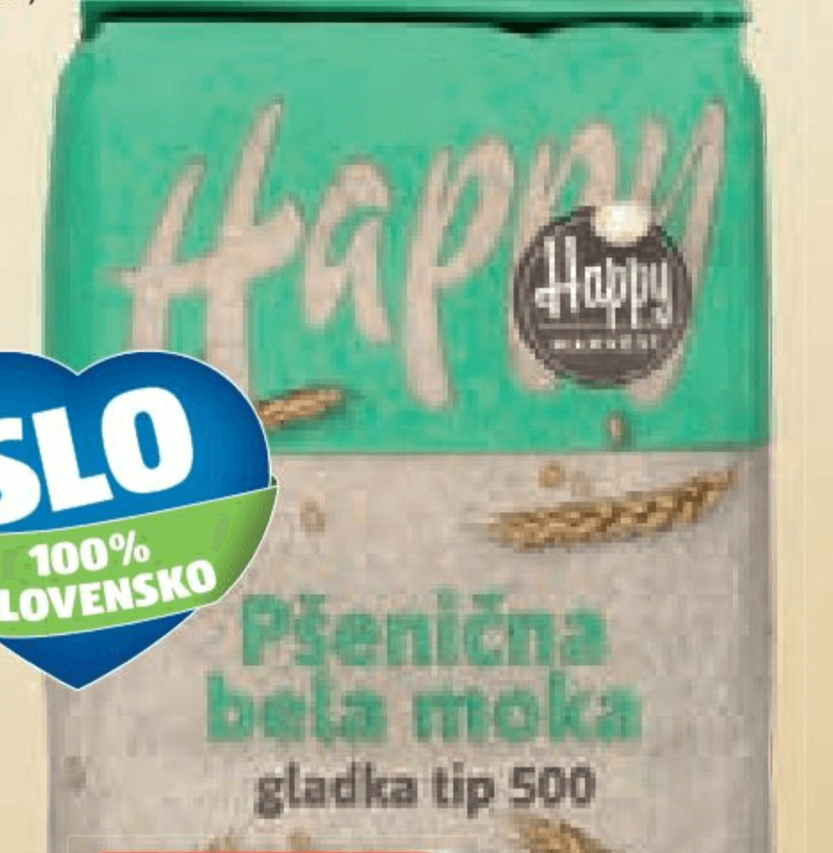 Happy Harvest Gladka Pšenična Moka 1 kg - Akcija v trgovini Hofer