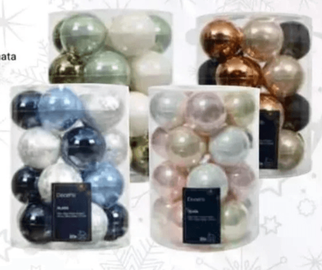 Mix božičnih kroglic 20/1 - Akcija v trgovini Pevex