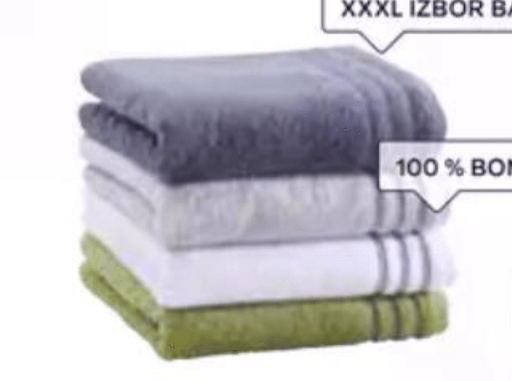 Brisača „GROSSETTO" 50 X 100 cm VOSSEN - Akcija v trgovini Lesnina