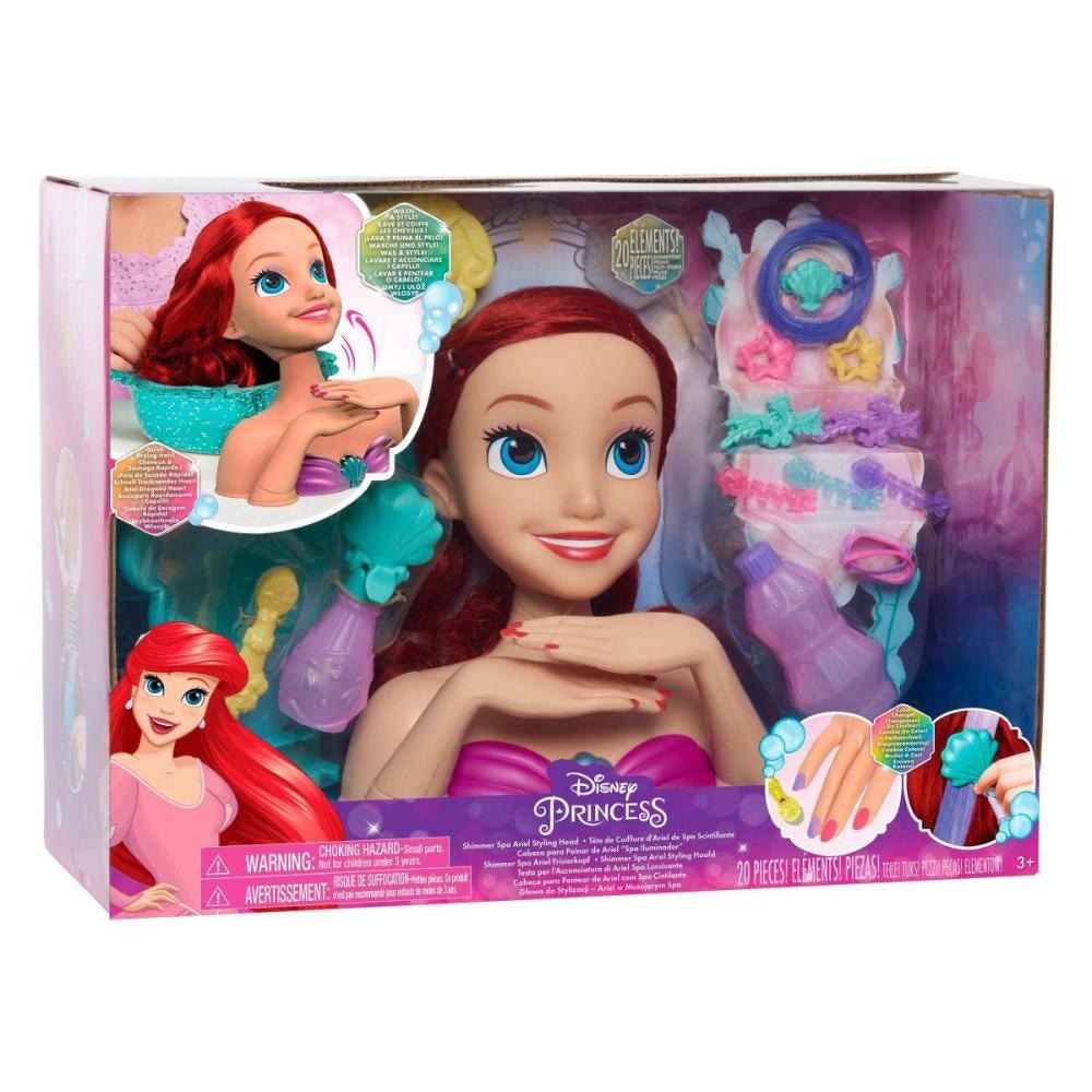 Glava za urejanje Spa Styling Ariela Disney Princess - Akcija v trgovini Baby Center