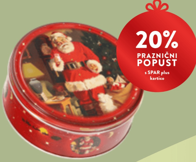 MASLENI PIŠKOTI CLASSIC SANTA 150 g Jacobsens - Akcija v trgovini Spar