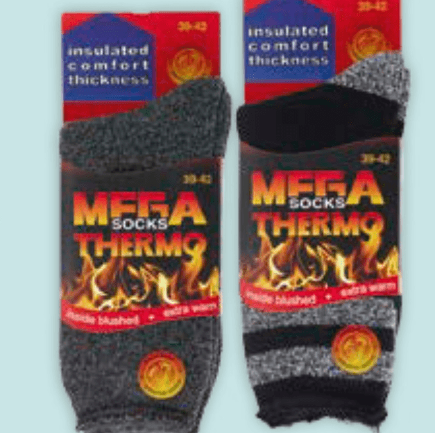 Moške in ženske termo nogavice MEGA SOCKS THERMO - Akcija v trgovini Mueller