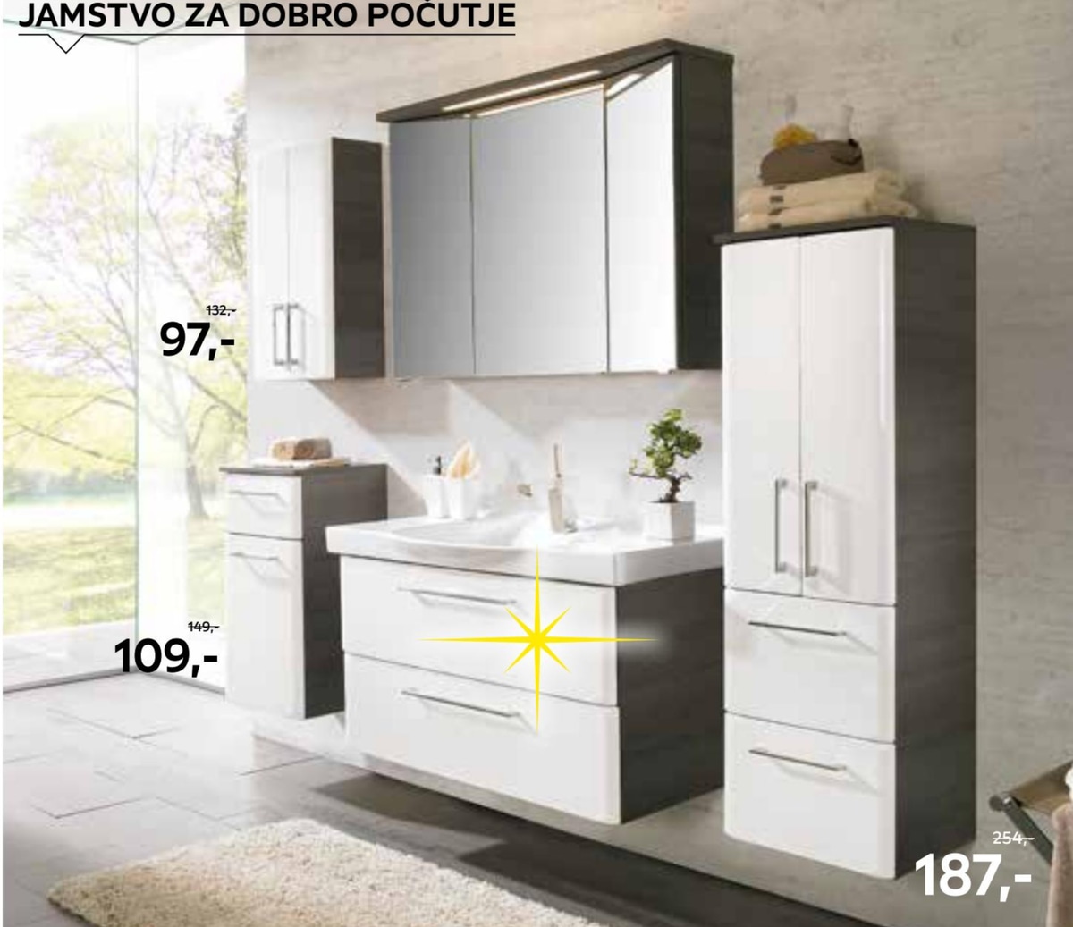 Kopalnica - Akcija v trgovini Lesnina