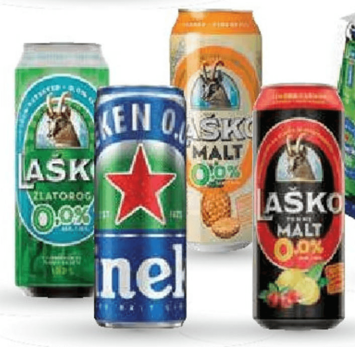 Brezalkoholne pijače Laško Union in Heineken Laško, Union, Heineken - Akcija v trgovini Mercator