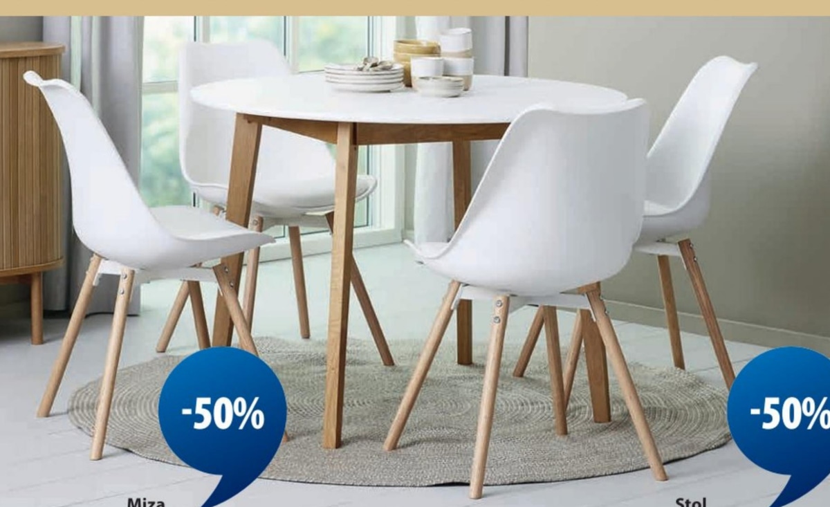 Jedilniška miza JEGIND - Akcija v trgovini Jysk