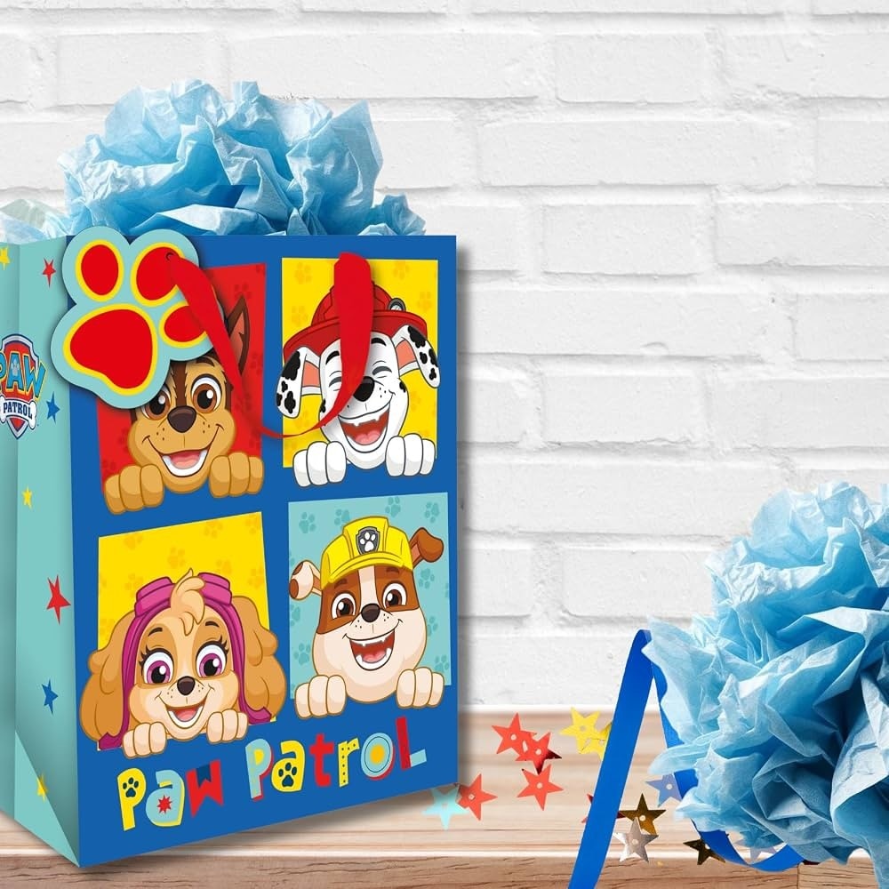 Darilna vrečka Paw Patrol pribl. 26,7 x 33 x 11,4 cm Akcija v trgovini Tedi