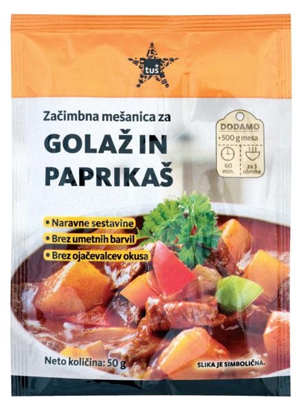 Mix for Eat Začimbe za golaž in paprikaš 50 g - Akcija v trgovini Eurospin