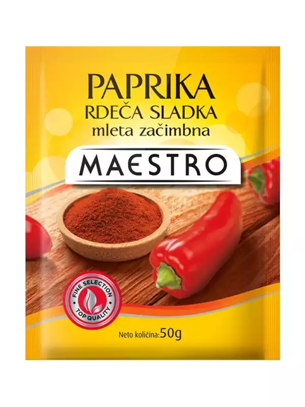 Maestro Popri in Paprike 50g - Akcija v trgovini Mercator