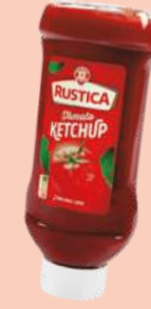 Paradižnikov ketchup Rustica 900 g - Akcija v trgovini E.Leclerc