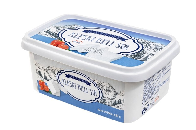 SAGA Alpski beli sir 450 g - Akcija v trgovini Lidl