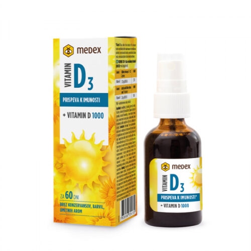 Pršilo Vitamin D Medex 30 ml - Akcija v trgovini Jager