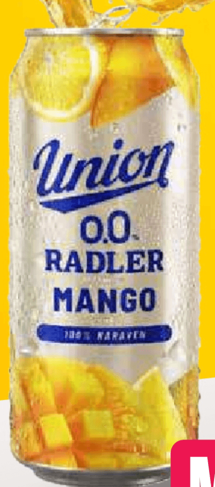 Pivo Radler Union Mango 0,5L - Akcija v trgovini Mercator