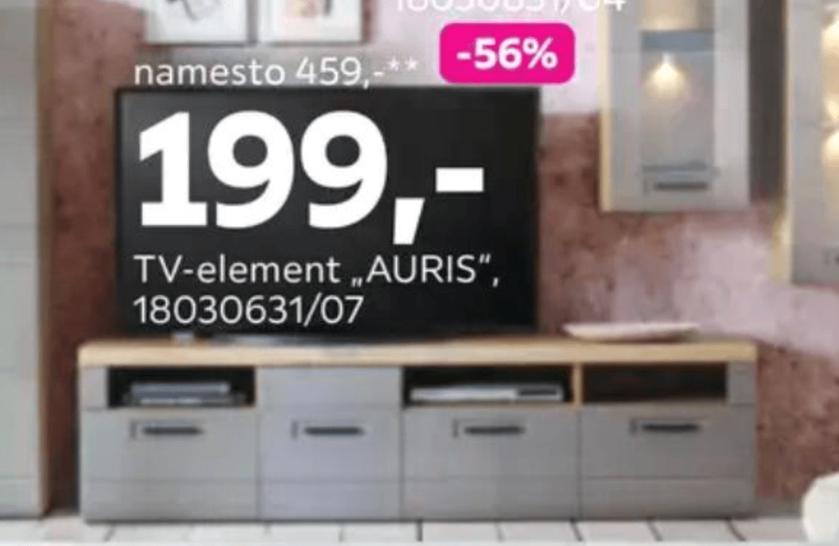 TV-element "AURIS" - Akcija v trgovini Mömax
