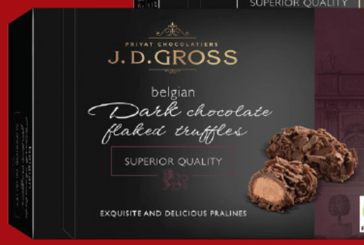 J.D. Gross Premium čokoladne praline 200 g Akcija v trgovini Lidl