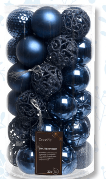 Božične kroglice 37 kosov Decoris - Akcija v trgovini Bauhaus