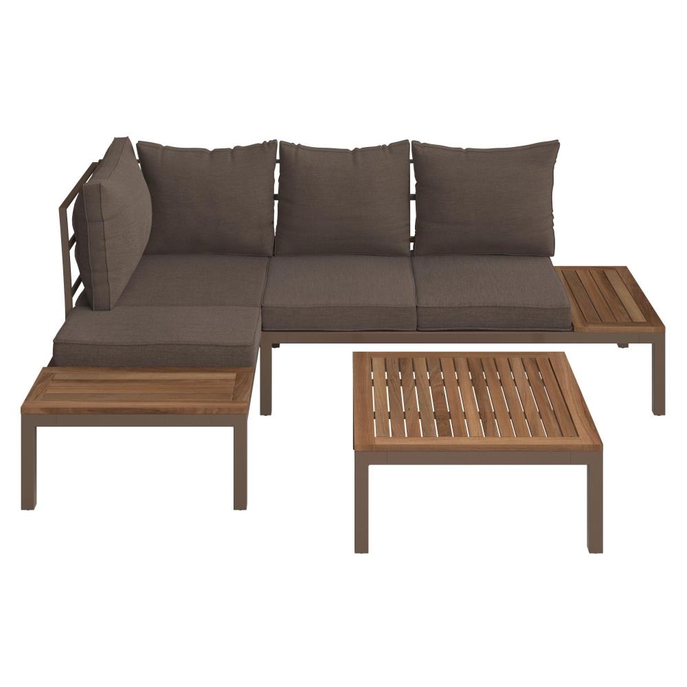 Lounge garnitura Lia 3-delni set - Akcija v trgovini Mömax