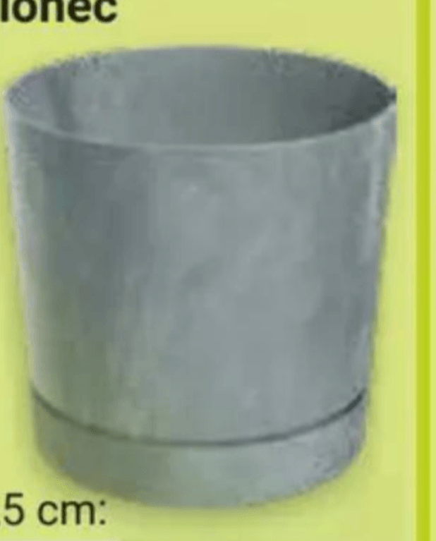 PVC cvetlični lonec TUBO 33,8 x 33,8 x 32,6 cm - Akcija v trgovini Pevex