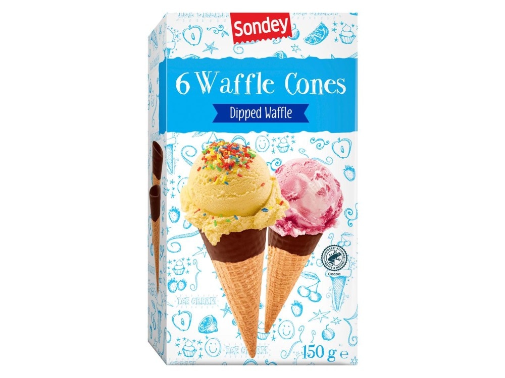 Sondey Vafelj korneti 150 g - Akcija v trgovini Lidl