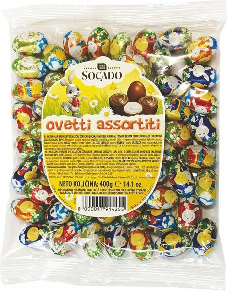 Velikonočna jajčka Socado 400 g - Akcija v trgovini Spar