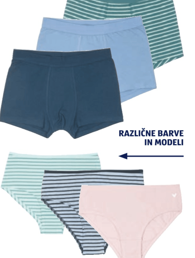 L&D Otroške spodnjice 5/3 kosi - Akcija v trgovini Hofer