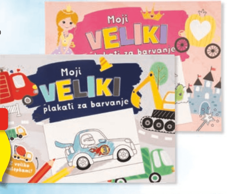 Pobarvanka - Akcija v trgovini Hofer