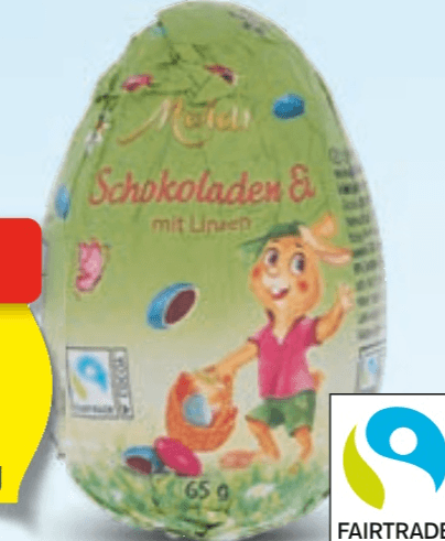 Monarc Čokoladno jajce z dražeji 65 g - Akcija v trgovini Hofer