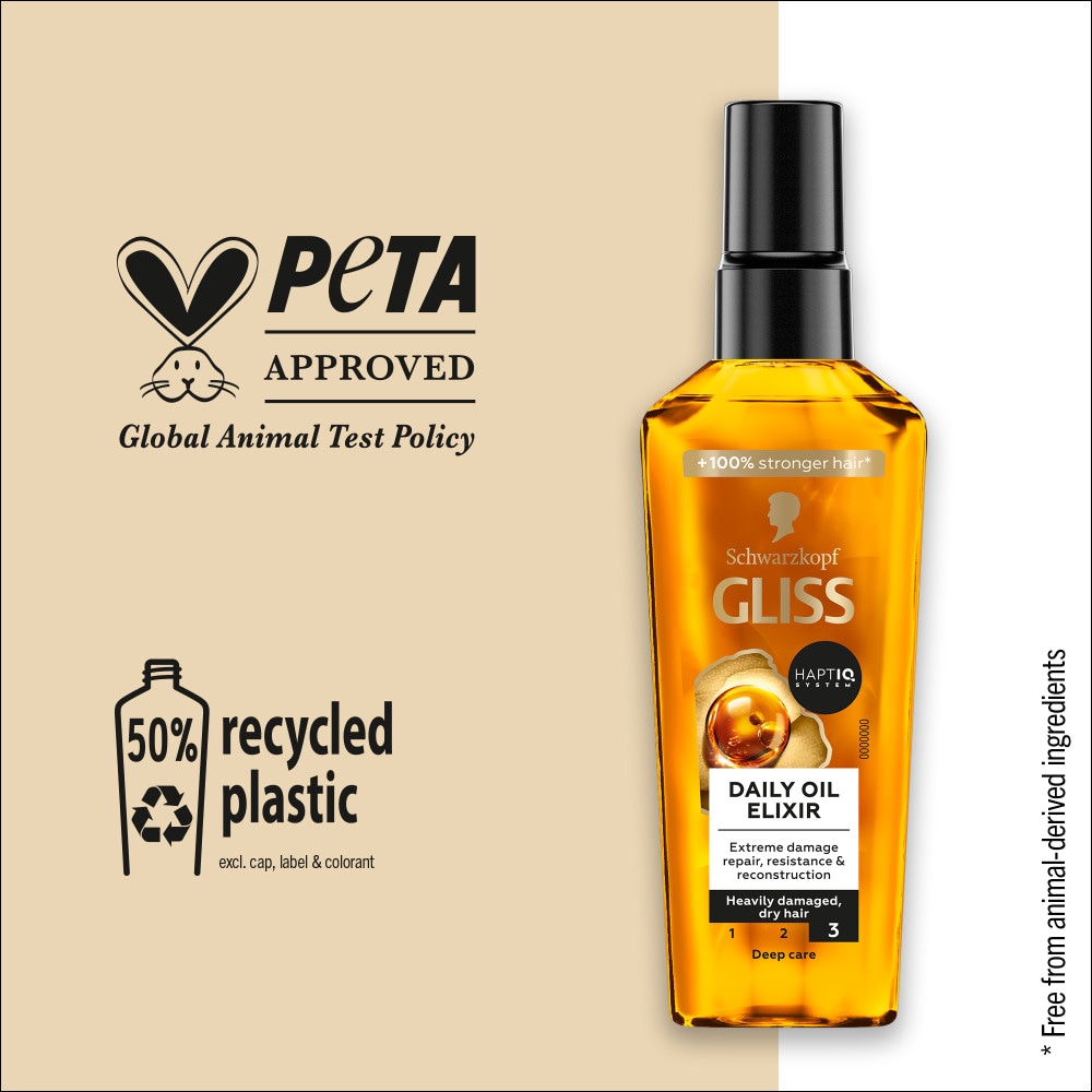 Schwarzkopf Gliss oljni eliksir za nego las 75 ml - Akcija v trgovini Dm