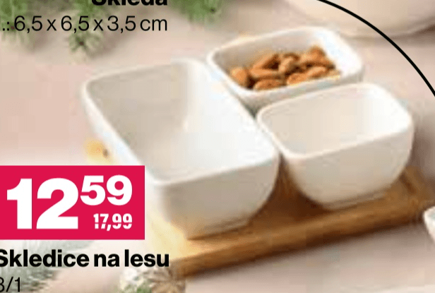 Skledice na lesu PORCELAN VITA home - Akcija v trgovini Mercator