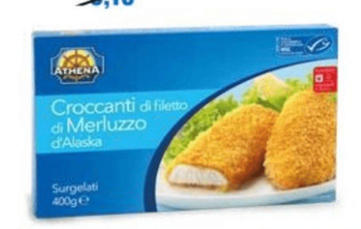Panirani fileji aljaškega polaka 400 g ATHENA - Akcija v trgovini Eurospin