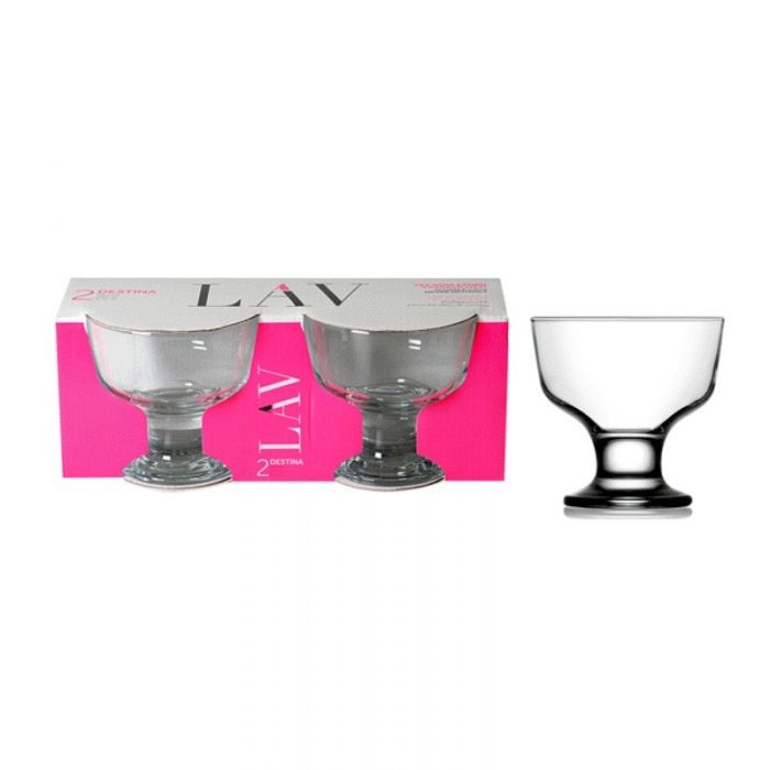 Set kozarcev za sladoled 2/1, 285 ml LAV - Akcija v trgovini Pevex