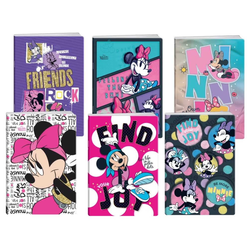 Zvezek Spider Man, Stitch ali Minnie Mouse A4, 50 listi Akcija v trgovini Spar